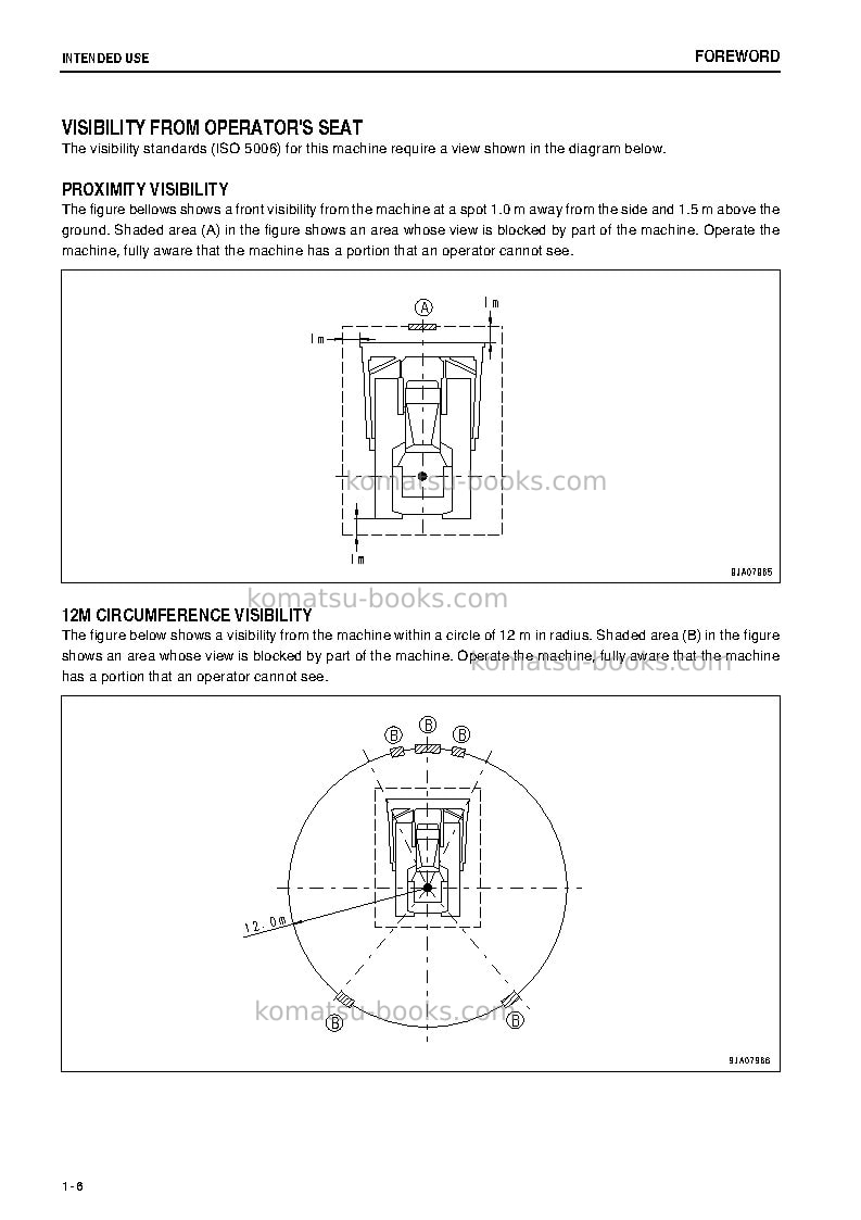 Komatsu d65px-15jpn-tier3 Operation manual cover Page 7 Komatsu d65px-15jpn-tier3 Operation manual cover Page 7