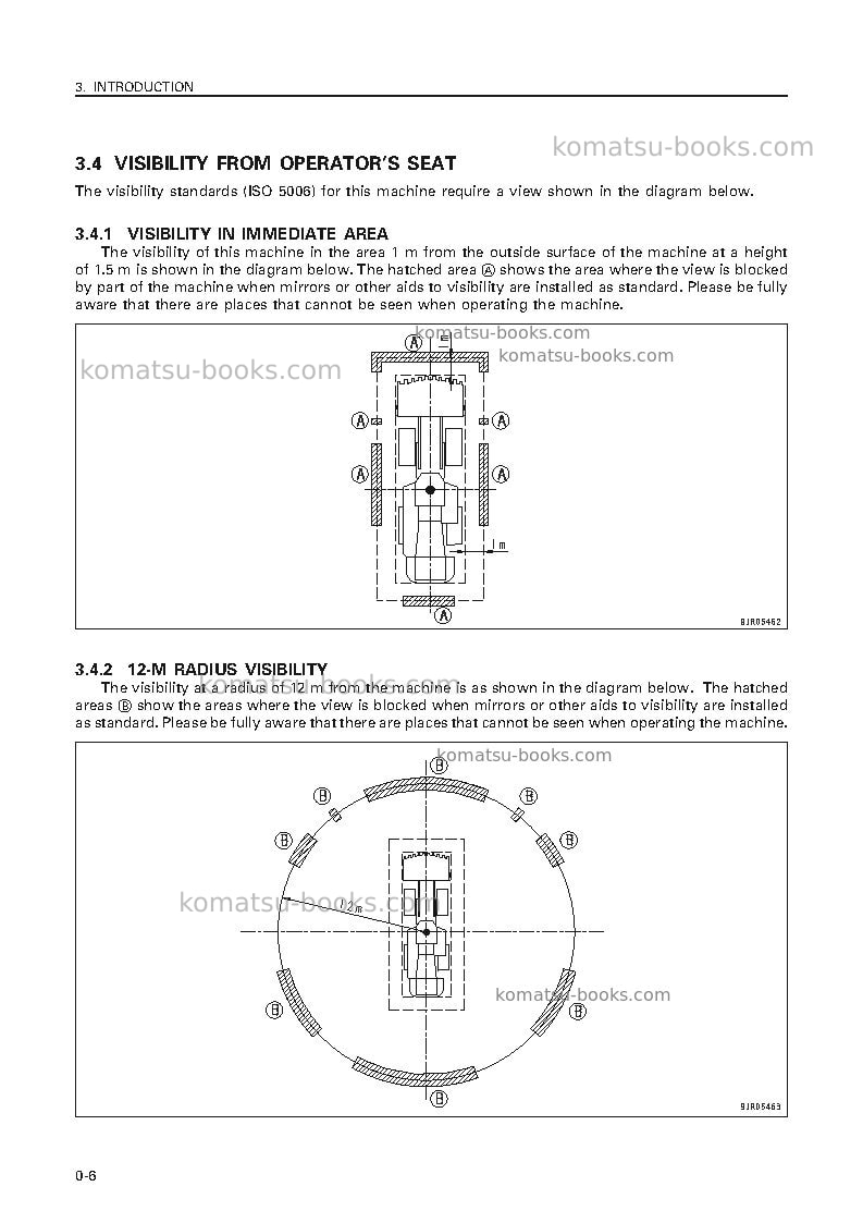 Komatsu wa900-3jpn Operation manual cover Page 7