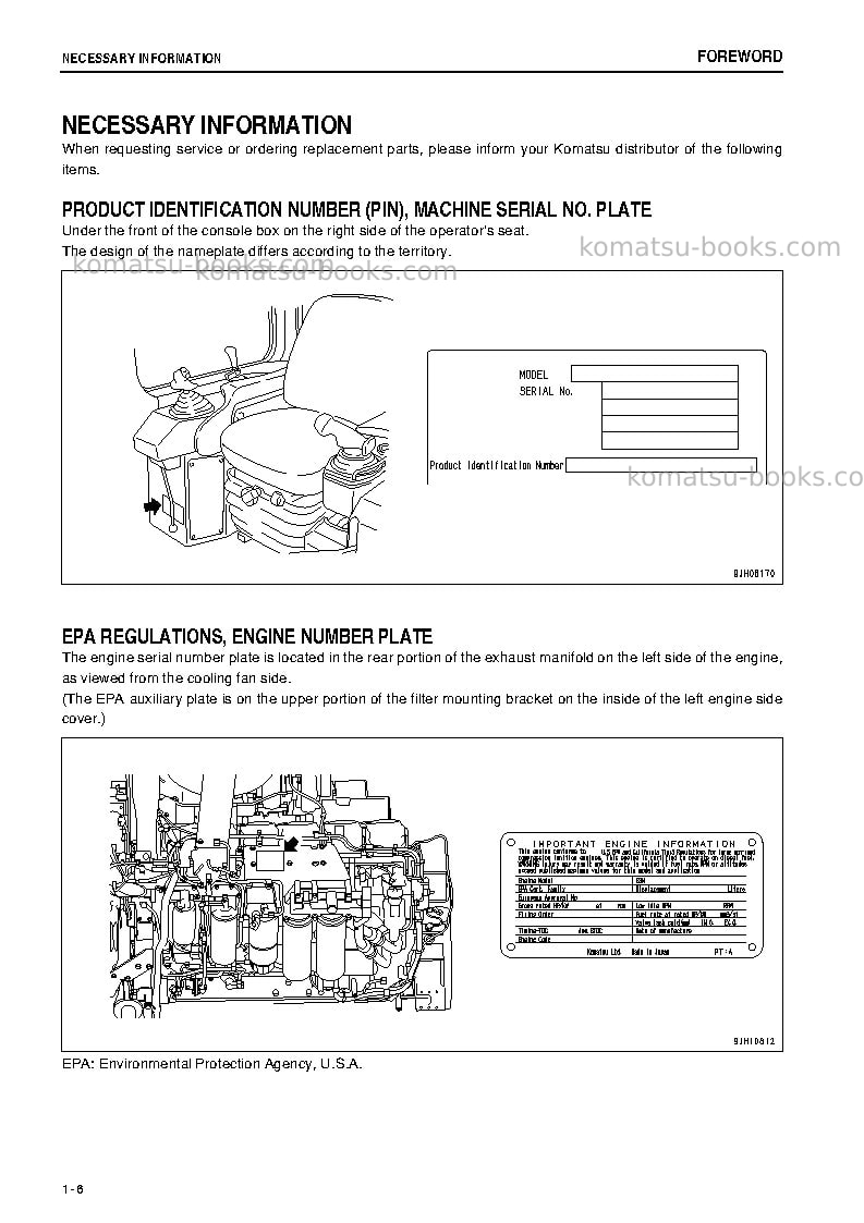 Komatsu d275ax-5jpn-tier3 Operation manual cover Page 7 Komatsu d275ax-5jpn-tier3 Operation manual cover Page 7