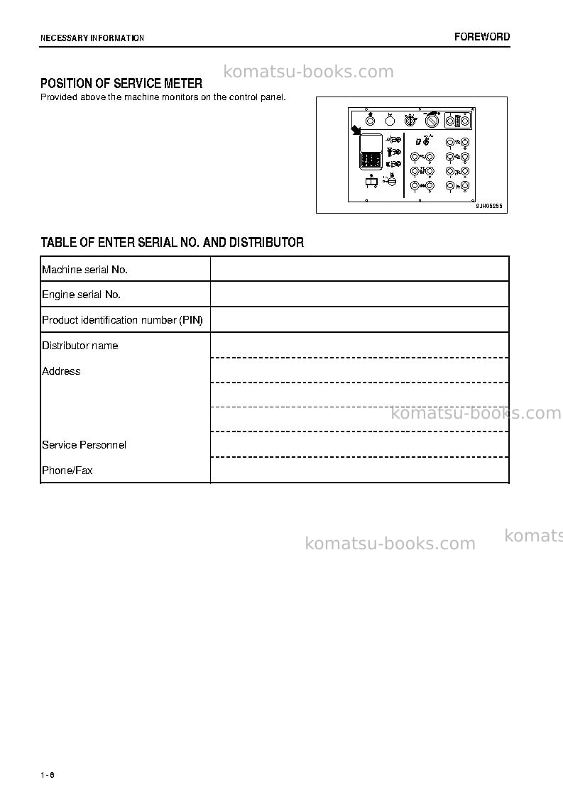 Komatsu br380jg-1jpn-tier3 Operation manual cover Page 7 Komatsu br380jg-1jpn-tier3 Operation manual cover Page 7