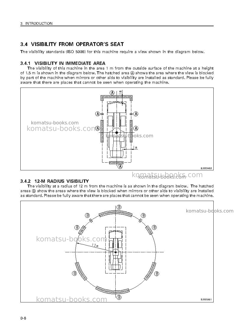 Komatsu wa800-3jpn Operation manual cover Page 7