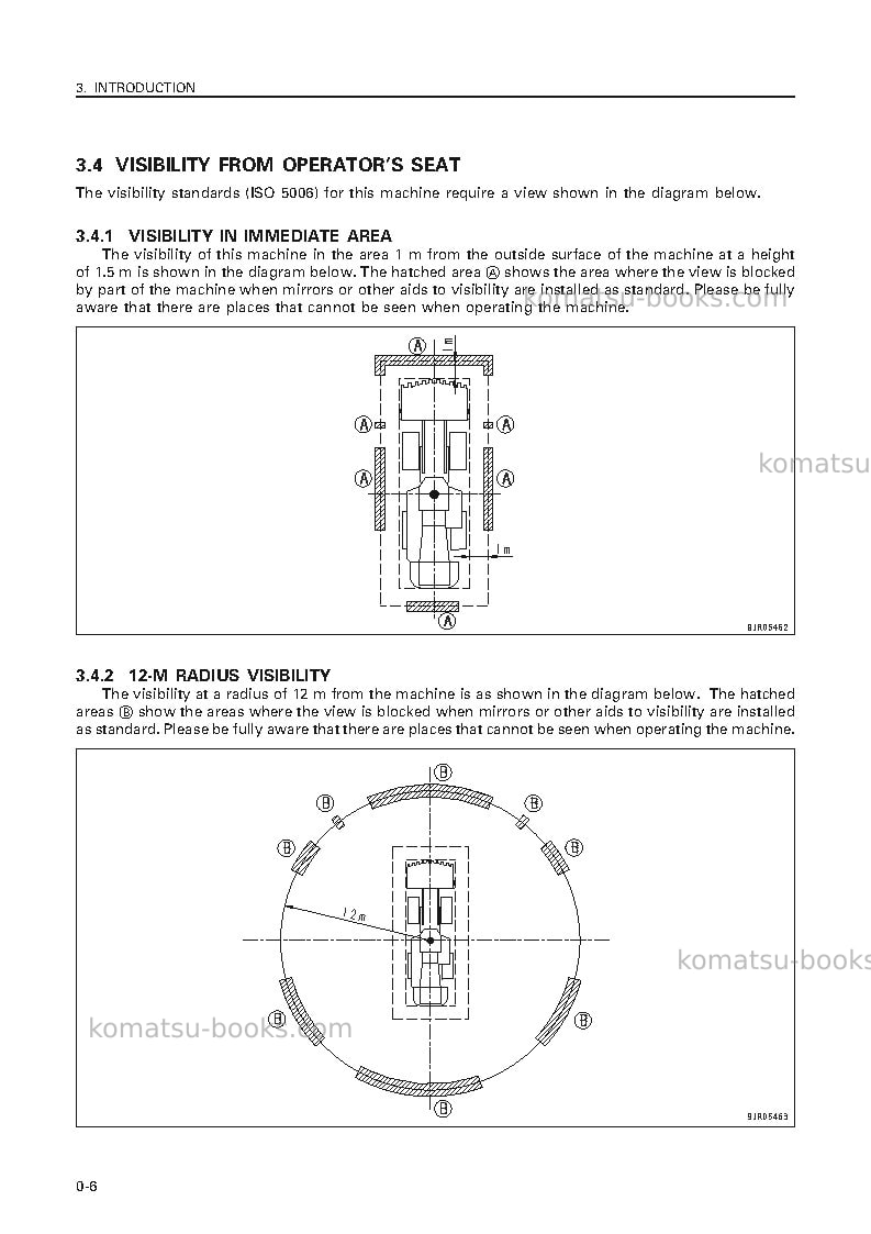Komatsu wa900-3jpn Operation manual cover Page 7 Komatsu wa900-3jpn Operation manual cover Page 7