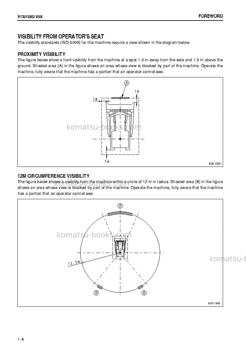 Komatsu d85ess-3jpn Operation manual cover Page 7 Komatsu d85ess-3jpn Operation manual cover Page 7