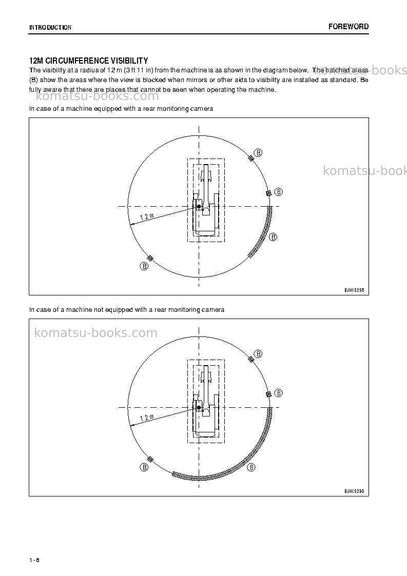 Komatsu pc800se-8jpn-e0, -30c degree Operation manual cover Page 7