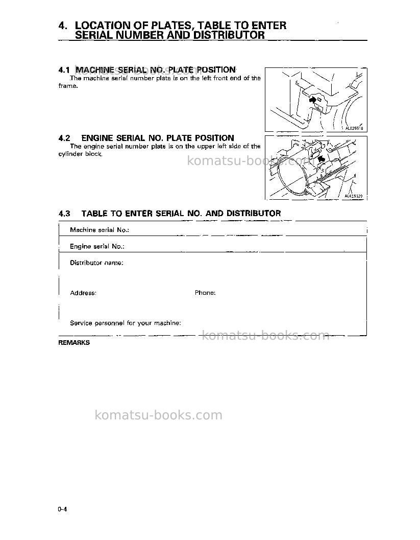 Komatsu hd325-6jpn Operation manual cover Page 7