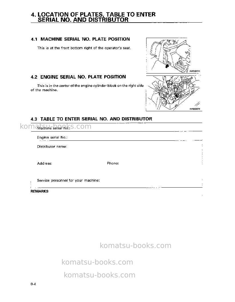 Komatsu d65e-12jpn Operation manual cover Page 7 Komatsu d65e-12jpn Operation manual cover Page 7