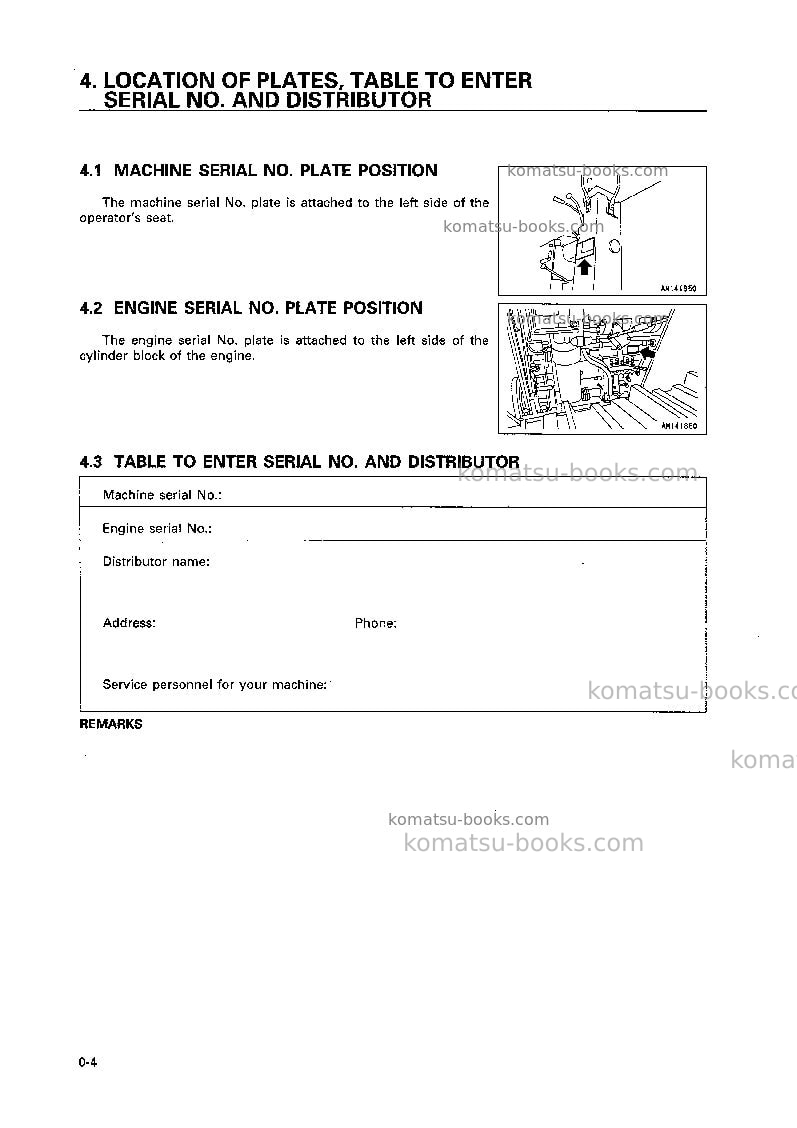 Komatsu d75s-5jpn Operation manual cover Page 7 Komatsu d75s-5jpn Operation manual cover Page 7