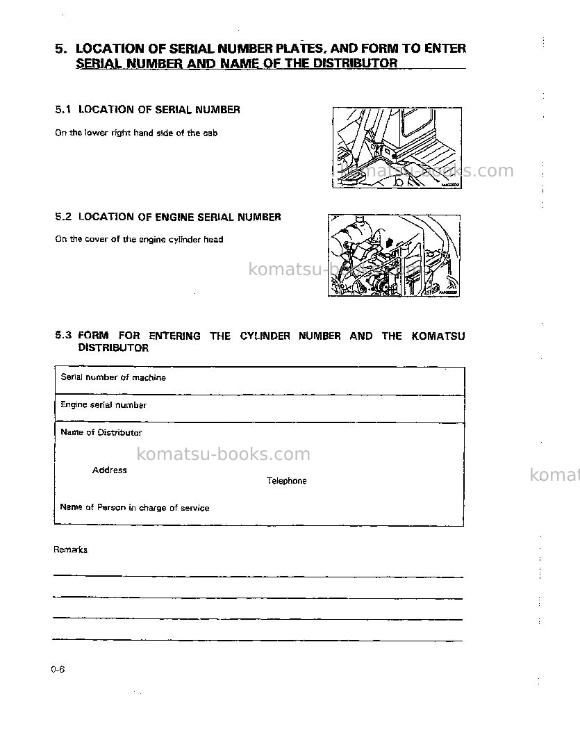 Komatsu pc128uu-1jpn Operation manual cover Page 7 Komatsu pc128uu-1jpn Operation manual cover Page 7