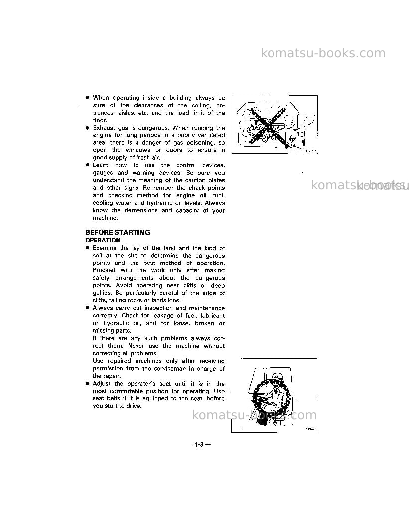 Komatsu hd465-5jpn Operation manual cover Page 7 Komatsu hd465-5jpn Operation manual cover Page 7