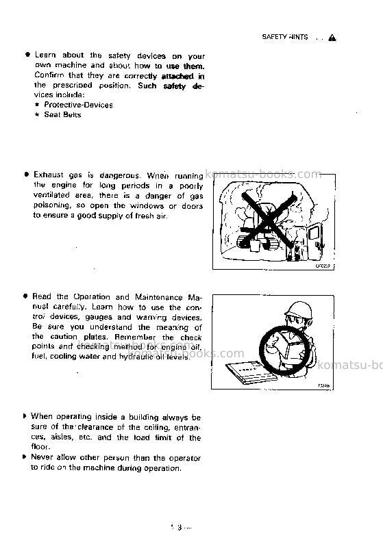 Komatsu pc650lc-5jpn Operation manual cover Page 7 Komatsu pc650lc-5jpn Operation manual cover Page 7