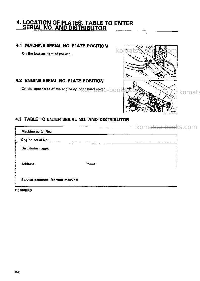 Komatsu pc50uu-2jpn Operation manual cover Page 7 Komatsu pc50uu-2jpn Operation manual cover Page 7