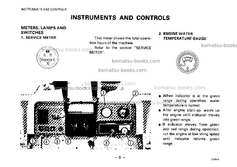 Komatsu d37e-2jpn Operation manual cover Page 7 Komatsu d37e-2jpn Operation manual cover Page 7