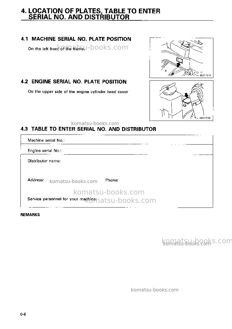 Komatsu pc12r-8jpn Operation manual cover Page 7 Komatsu pc12r-8jpn Operation manual cover Page 7