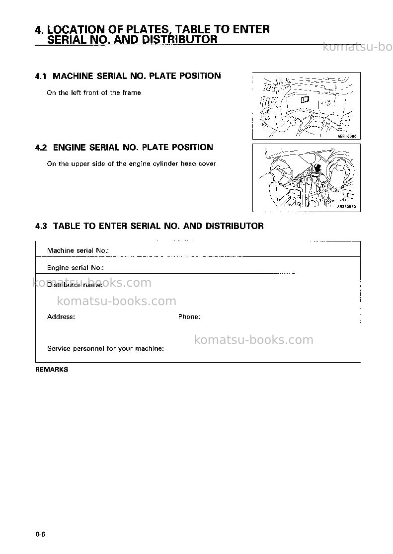 Komatsu pc20r-8jpn Operation manual cover Page 7 Komatsu pc20r-8jpn Operation manual cover Page 7