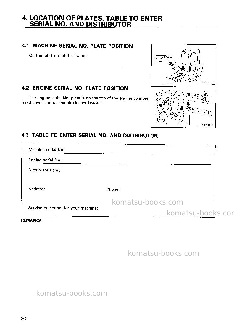 Komatsu pc35r-8jpn Operation manual cover Page 7 Komatsu pc35r-8jpn Operation manual cover Page 7