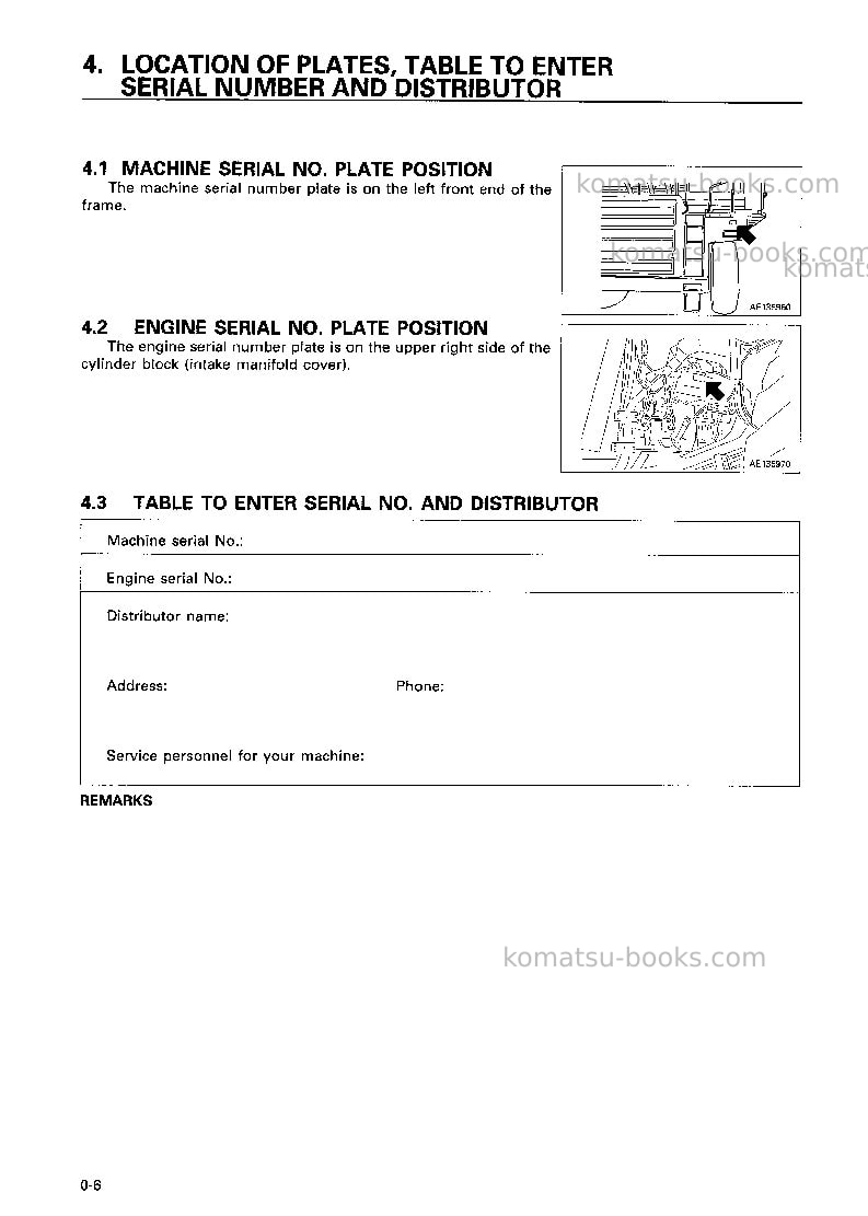 Komatsu hd785-5jpn Operation manual cover Page 7 Komatsu hd785-5jpn Operation manual cover Page 7