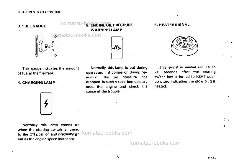 Komatsu pc50uu-1jpn Operation manual cover Page 7 Komatsu pc50uu-1jpn Operation manual cover Page 7