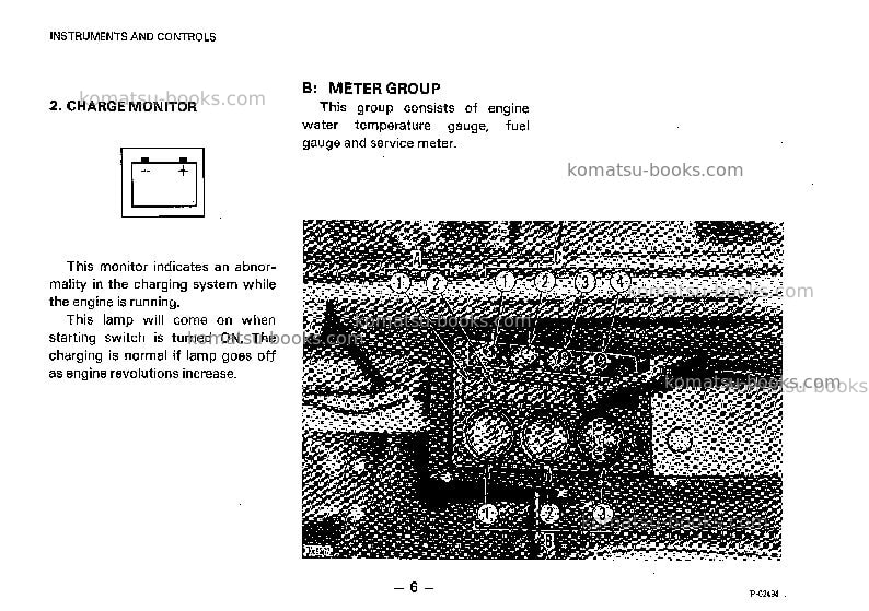 Komatsu pc80lc-3jpn Operation manual cover Page 7
