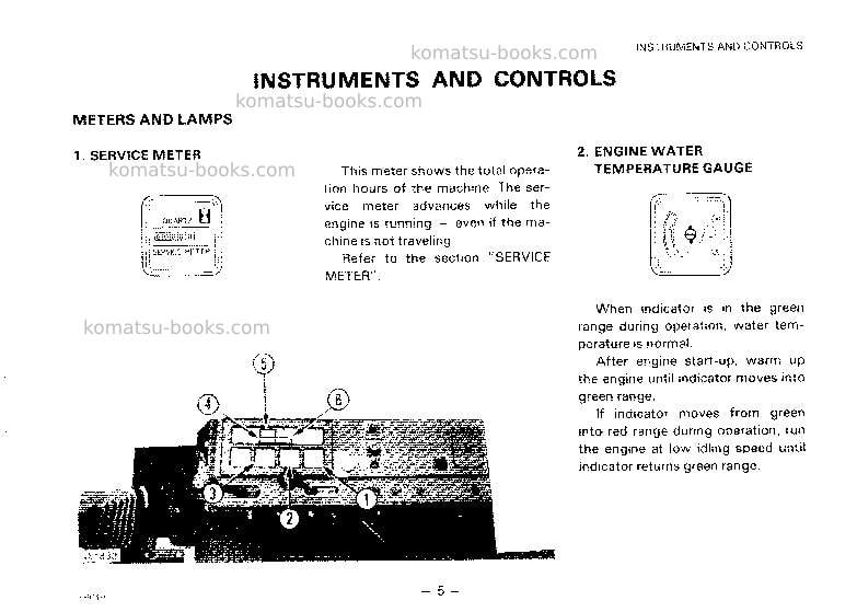 Komatsu pc30-6jpn Operation manual cover Page 7 Komatsu pc30-6jpn Operation manual cover Page 7