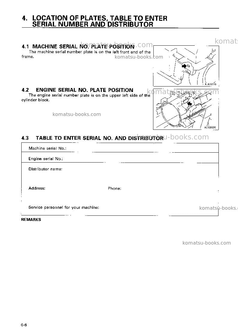 Komatsu hd325-6jpn Operation manual cover Page 7 Komatsu hd325-6jpn Operation manual cover Page 7
