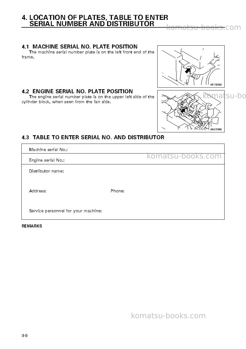 Komatsu hd465-5jpn Operation manual cover Page 7 Komatsu hd465-5jpn Operation manual cover Page 7