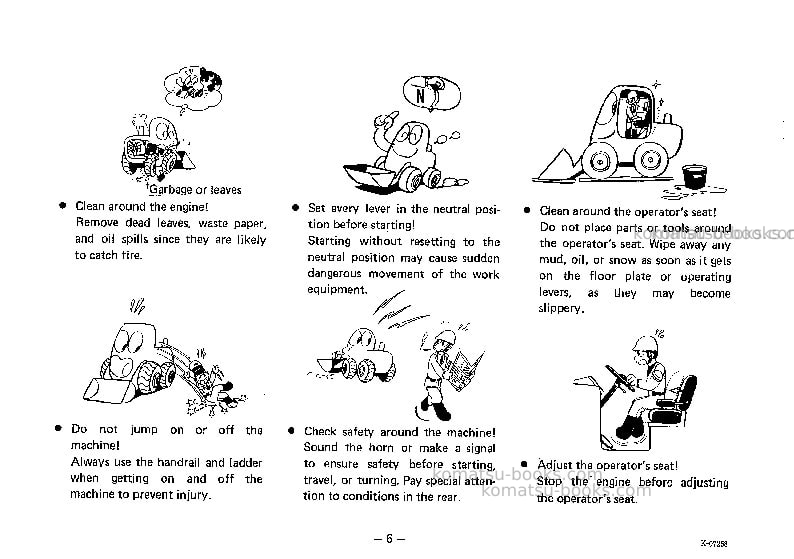 Komatsu wa40-1jpn Operation manual cover Page 7 Komatsu wa40-1jpn Operation manual cover Page 7