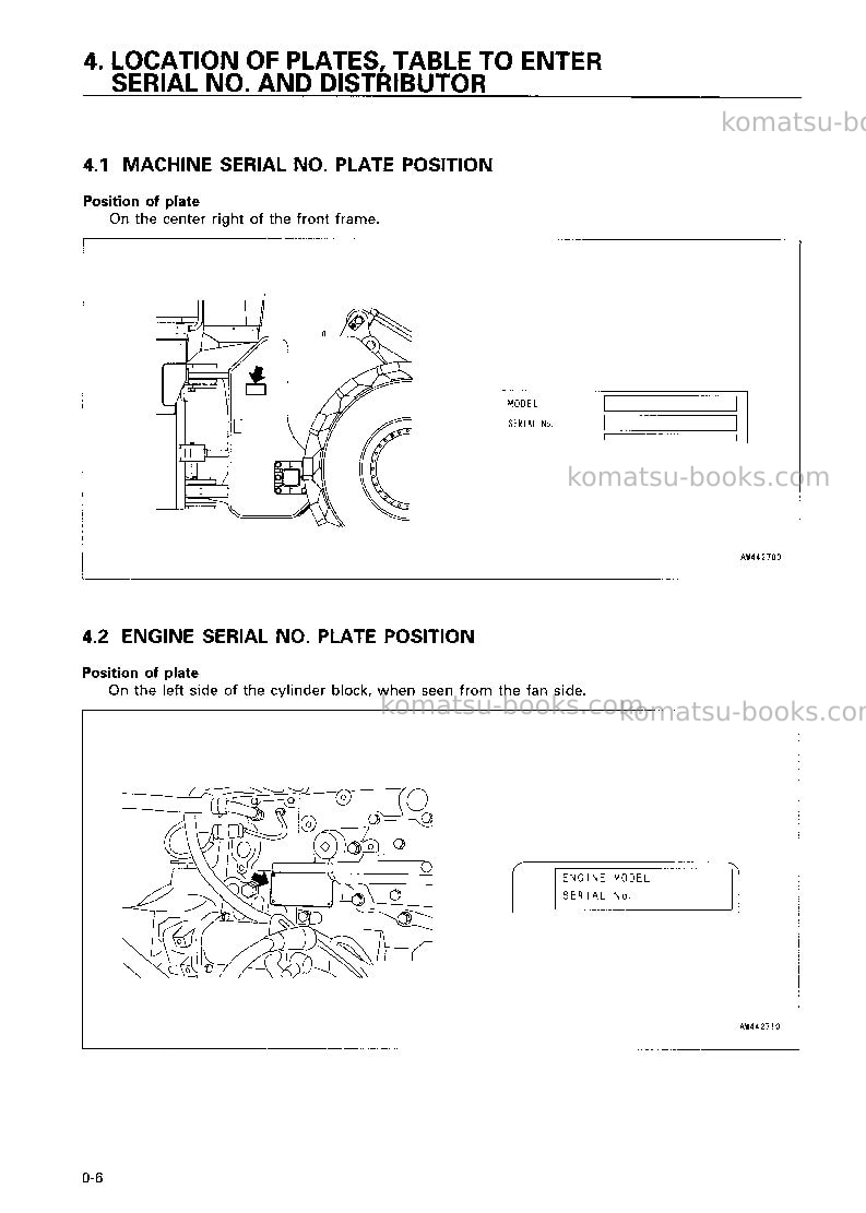Komatsu wf550t-3jpn Operation manual cover Page 7 Komatsu wf550t-3jpn Operation manual cover Page 7