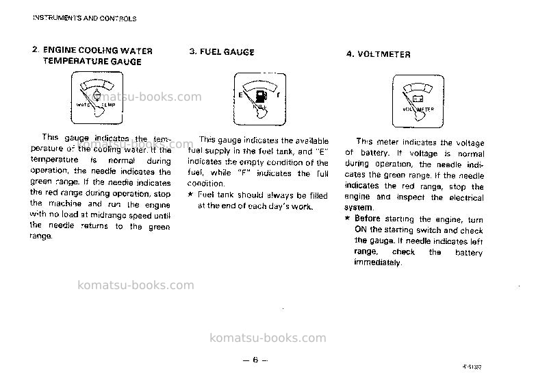 Komatsu wa70-1jpn Operation manual cover Page 7 Komatsu wa70-1jpn Operation manual cover Page 7