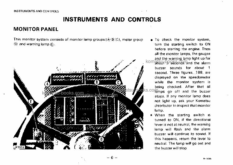 Komatsu wa350-1jpn Manual de operação capa Página 7 Komatsu wa350-1jpn Manual de operação capa Página 7