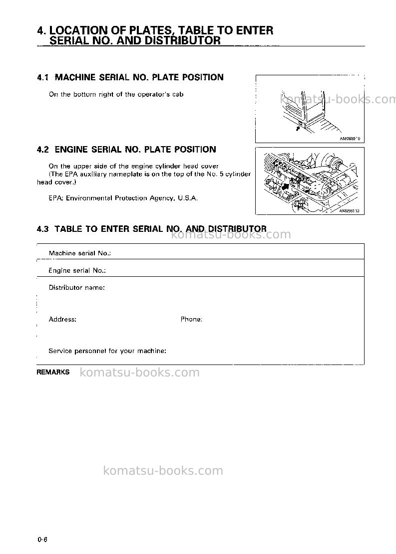 Komatsu pc450lc-6jpn Operation manual cover Page 7 Komatsu pc450lc-6jpn Operation manual cover Page 7