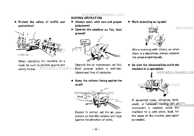 Komatsu ec210z-1jpn Operation manual cover Page 7