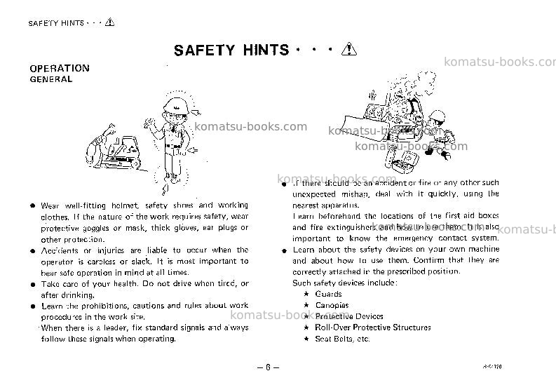 Komatsu d85p-18jpn Operation manual cover Page 7 Komatsu d85p-18jpn Operation manual cover Page 7