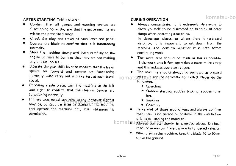 Komatsu d355a-3jpn-x Operation manual cover Page 7 Komatsu d355a-3jpn-x Operation manual cover Page 7