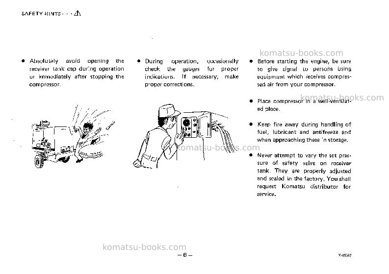 Komatsu ec50zs-3jpn Operation manual cover Page 7 Komatsu ec50zs-3jpn Operation manual cover Page 7