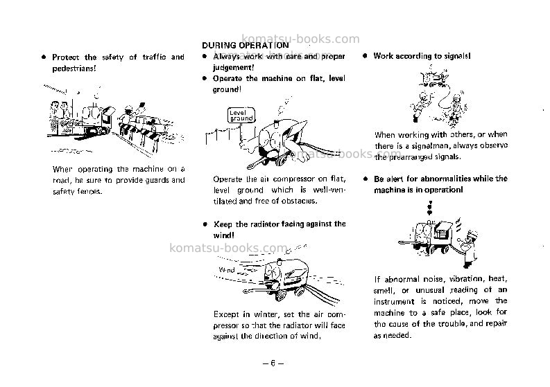 Komatsu ec170z-1jpn Operation manual cover Page 7 Komatsu ec170z-1jpn Operation manual cover Page 7