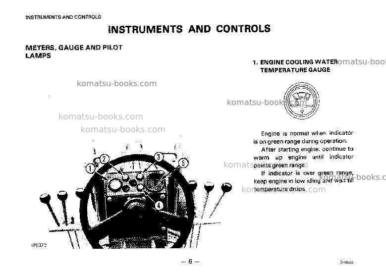 Komatsu gd511r-1jpn Operation manual cover Page 7 Komatsu gd511r-1jpn Operation manual cover Page 7