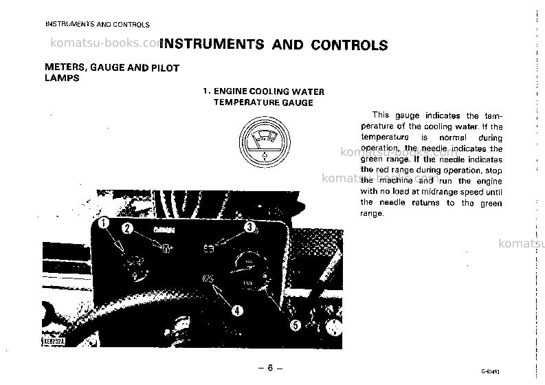 Komatsu gd621a-1jpn Operation manual cover Page 7 Komatsu gd621a-1jpn Operation manual cover Page 7