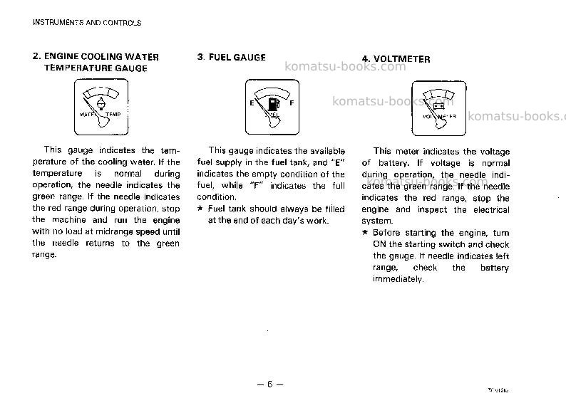 Komatsu wa120-1jpn Operation manual cover Page 7 Komatsu wa120-1jpn Operation manual cover Page 7