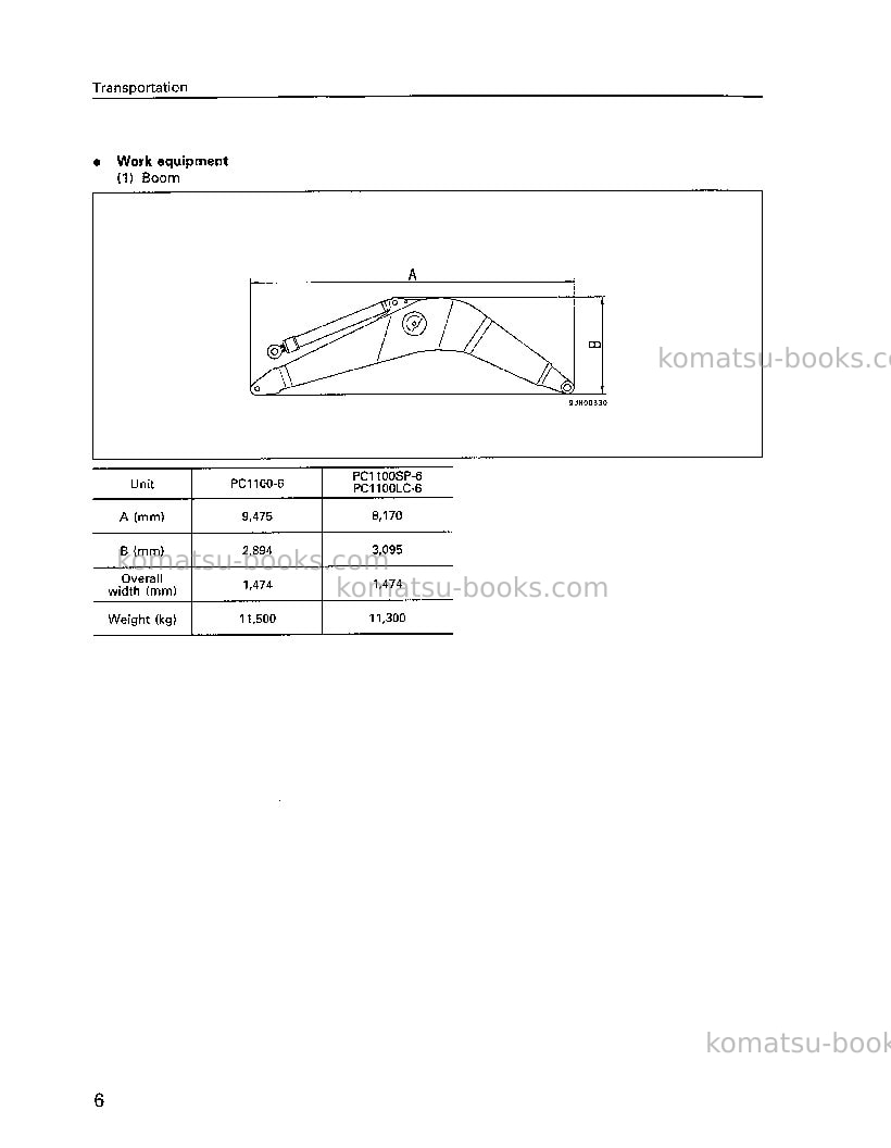 Komatsu pc1100-6jpn Field assembly manual cover Page 7 Komatsu pc1100-6jpn Field assembly manual cover Page 7