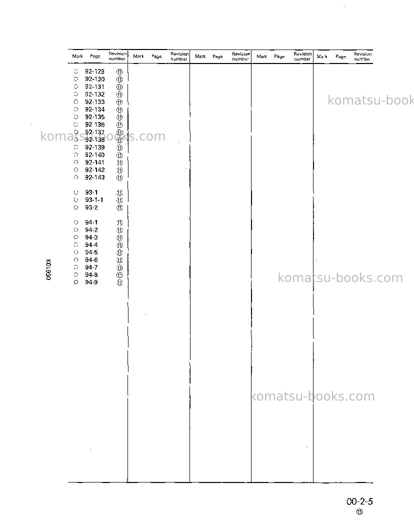 Komatsu hd785-3jpn Repair & maintenance cover Page 7 Komatsu hd785-3jpn Repair & maintenance cover Page 7