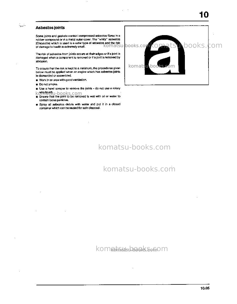 Komatsu 1006-6gbr-perkins-6t2 Repair & maintenance cover Page 7 Komatsu 1006-6gbr-perkins-6t2 Repair & maintenance cover Page 7