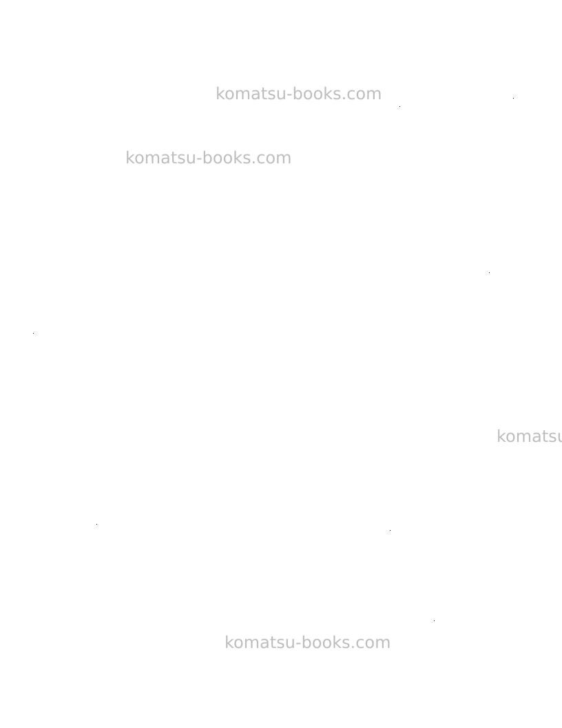 Komatsu pc150lc-3jpn Repair & maintenance cover Page 7