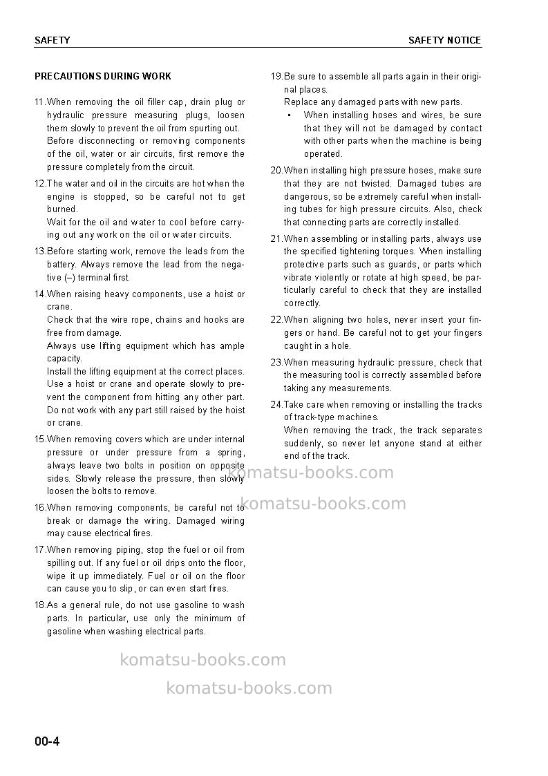 Komatsu cd110r-2jpn Repair & maintenance cover Page 7