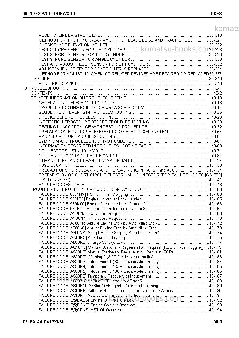 Komatsu d61exi-24jpn Repair & maintenance cover Page 7