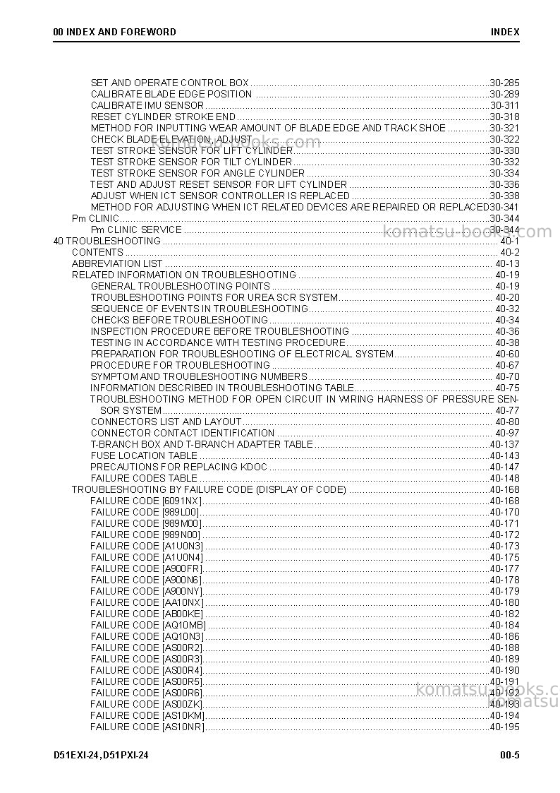 Komatsu d51exi-24jpn Repair & maintenance cover Page 7