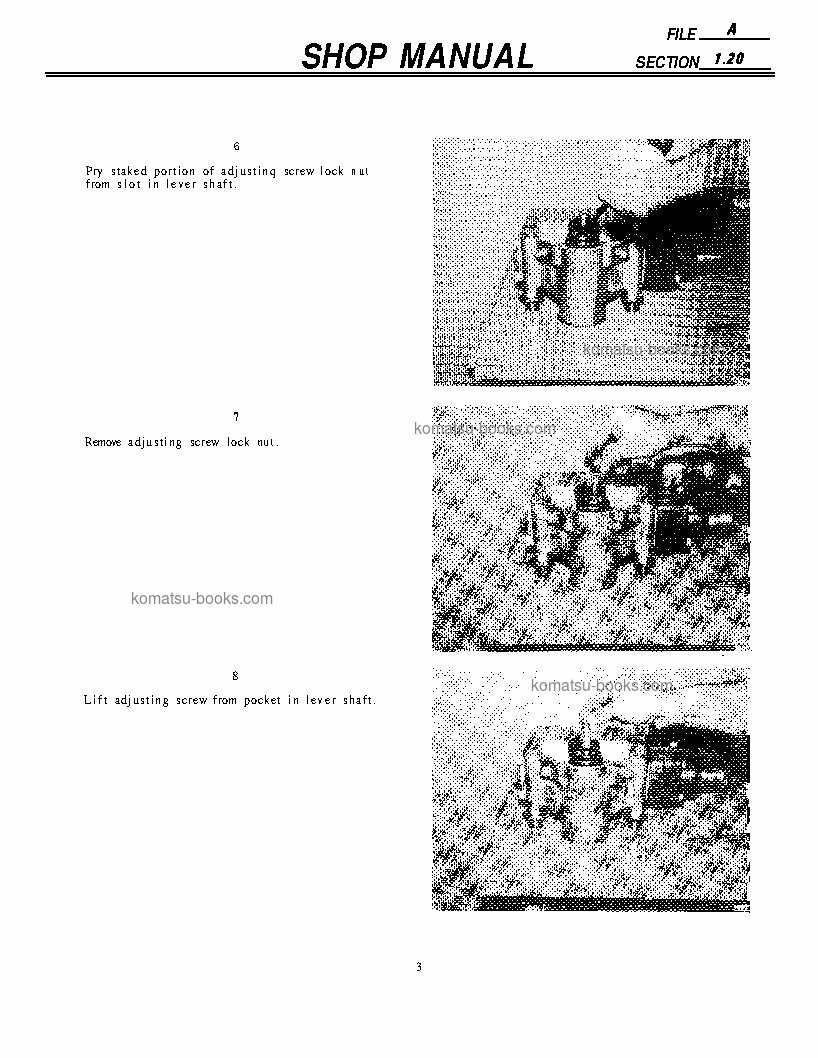 Komatsu 150fa 维修与保养手册 封面 页 7 Komatsu 150fa 维修与保养手册 封面 页 7