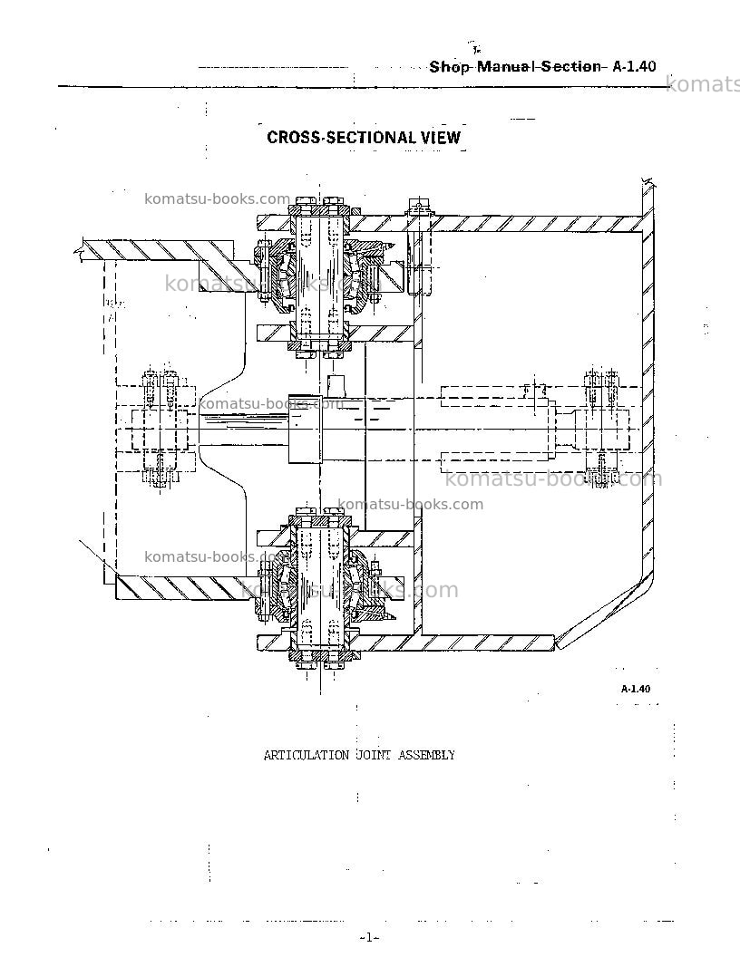 Komatsu a566e Repair & maintenance cover Page 7 Komatsu a566e Repair & maintenance cover Page 7
