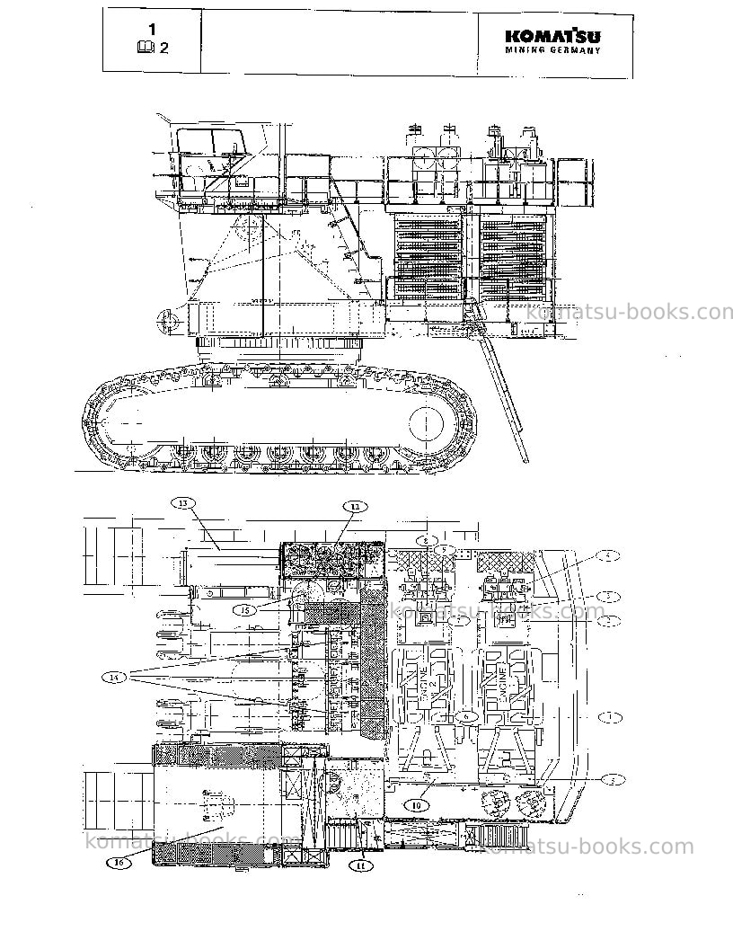 Komatsu pc5500-6deu Repair & maintenance cover Page 7 Komatsu pc5500-6deu Repair & maintenance cover Page 7