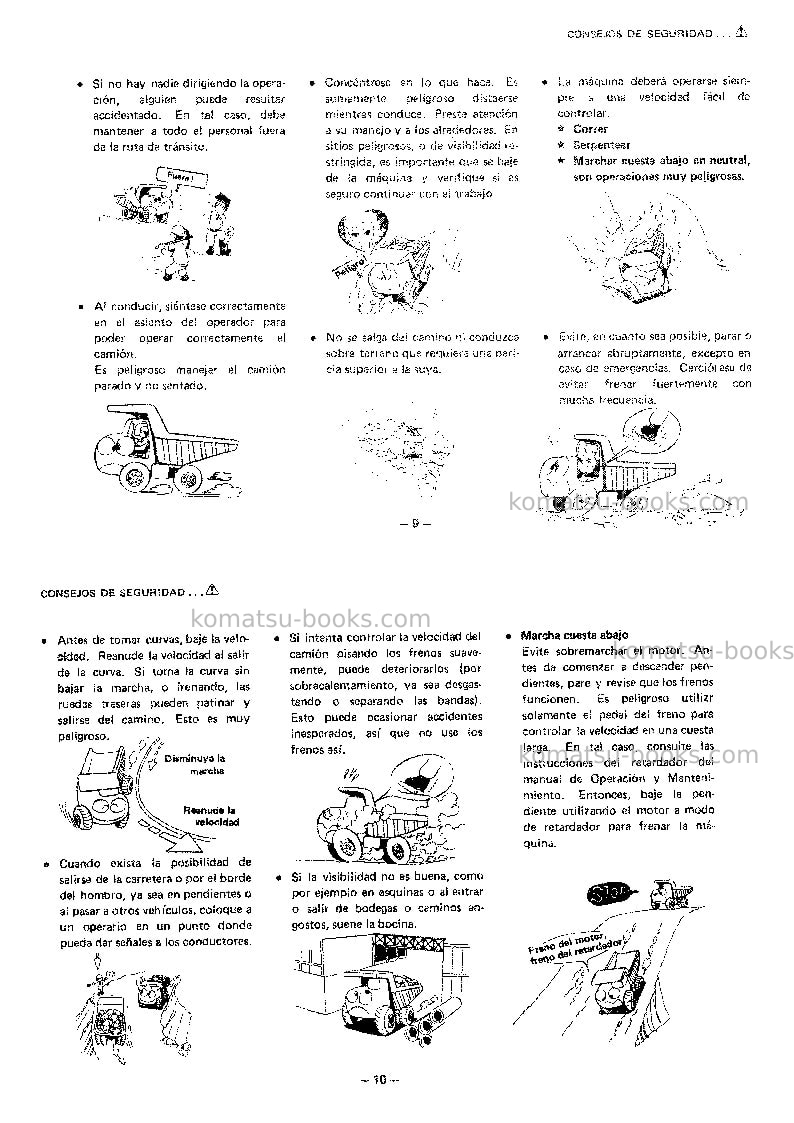 Komatsu hd325-3jpn Manual de operación cover Page 7 Komatsu hd325-3jpn Manual de operación cover Page 7