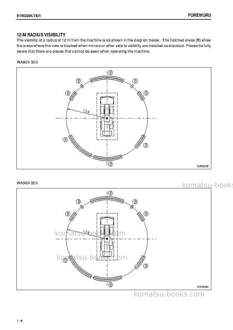 Komatsu wa800-3jpn-e0 Operation manual cover Page 7 Komatsu wa800-3jpn-e0 Operation manual cover Page 7